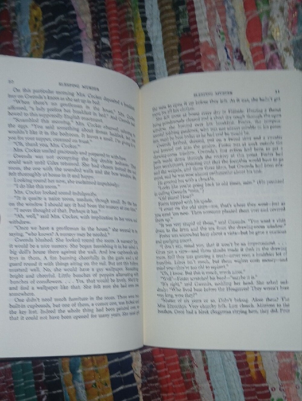 Agatha Christie Vintage 1976 Sleeping Murder & The Murder At The Vicarage - Picture 9 of 9